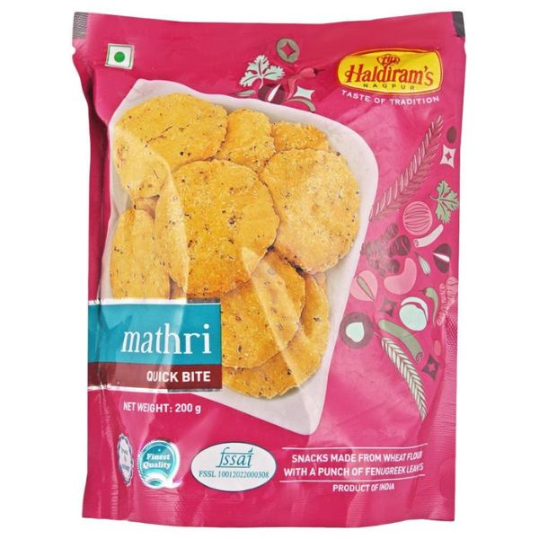 Haldiram's Snack - Mathri, 200g