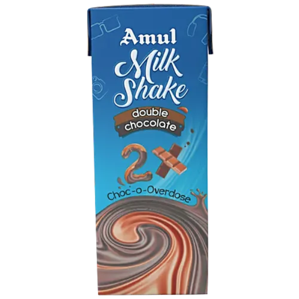 Amul Milkshake - Double Chocolate Flavour, 180ml