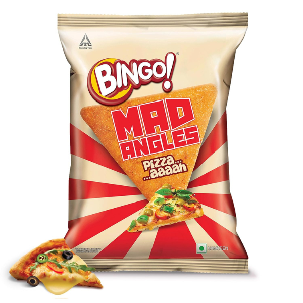 Bingo Mad Angles Pizza Chips 60g