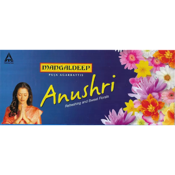 Mangaldeep Anushri Sweet Florals Agarbatti 60 g