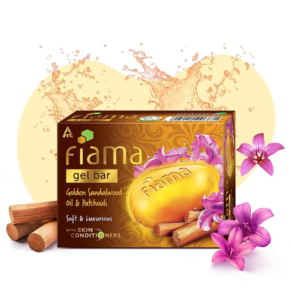 Fiama Gel Bar with Golden Sandalwood