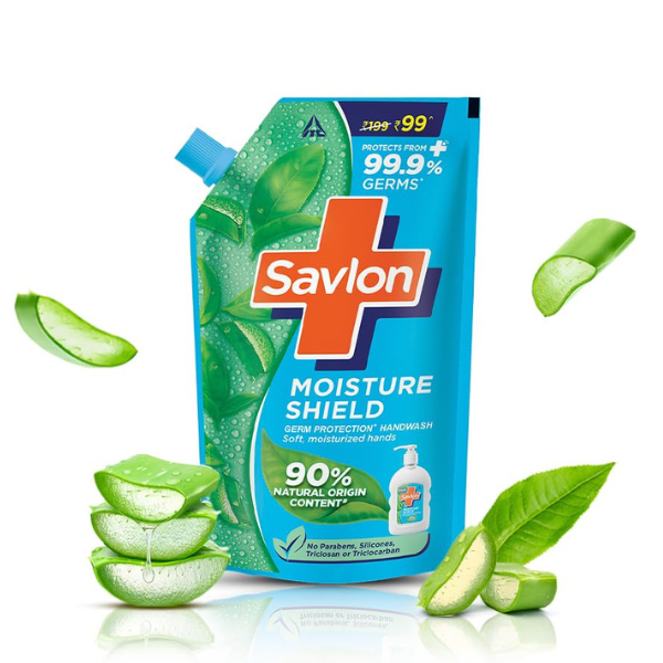 Savlon Moisture Shield Liquid Handwash (Refill) 650ml
