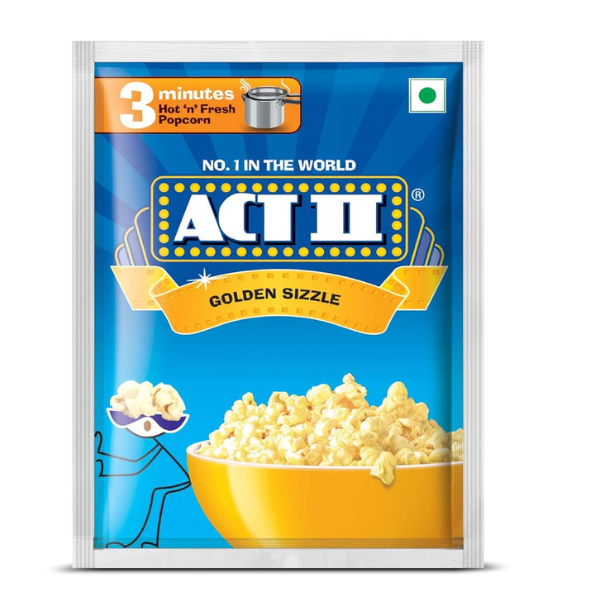 ACT II Instant Popcorn - Golden Sizzle 55g