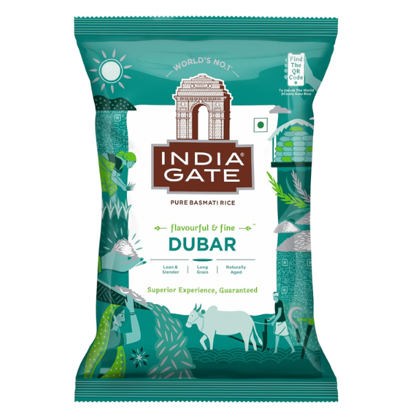 India Gate Basmati Rice Dubar 1kg