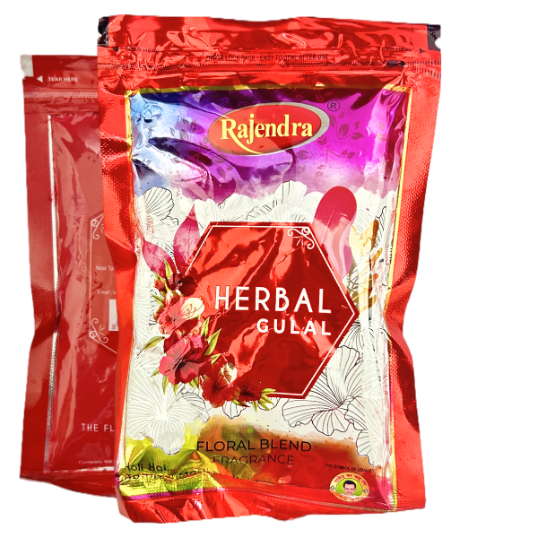 Rajendra Premium Herbal Red Gulal – 80 g