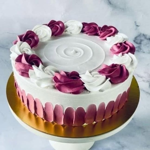 White Pink Cake