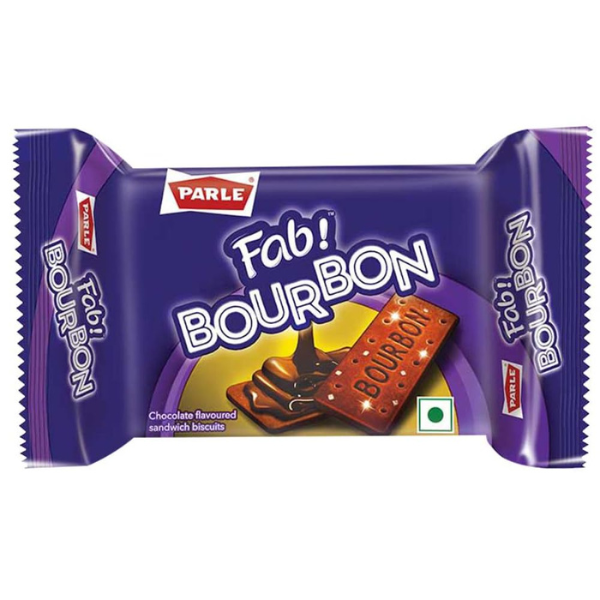 Parle Fab Bourbon Biscuit 60g +2