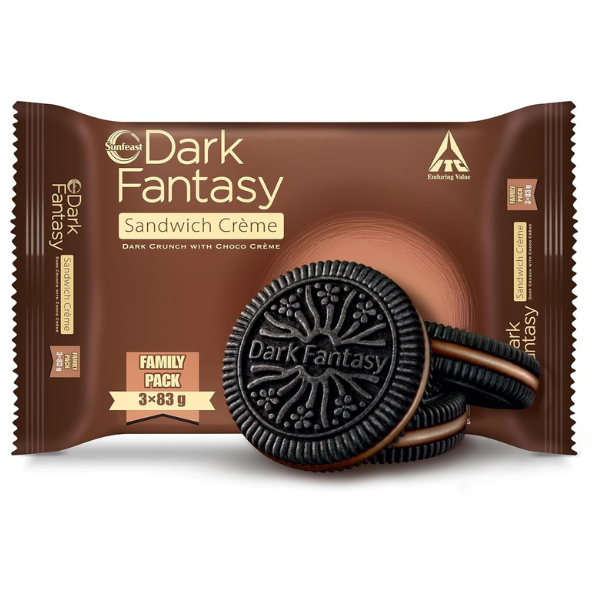 Dark Fantasy Choco Creme Biscuits 249g