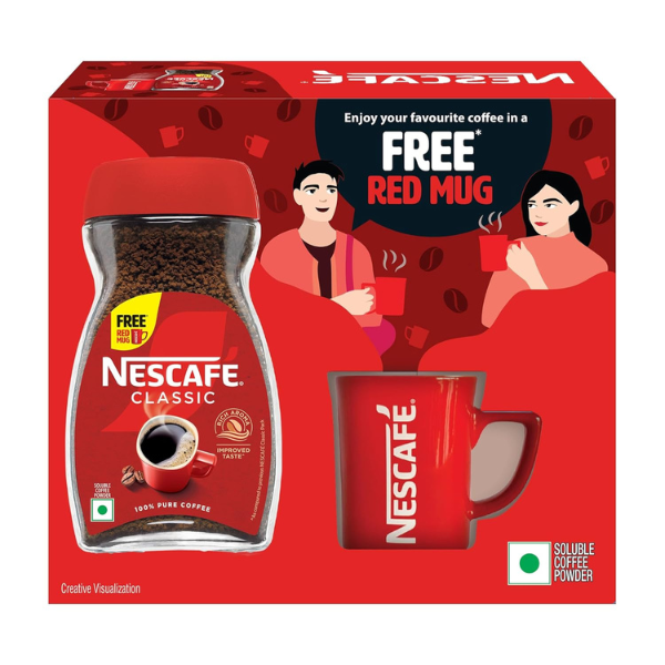 Nescafe Classic Instant Coffee Powder - 100% Pure Coffee 180g