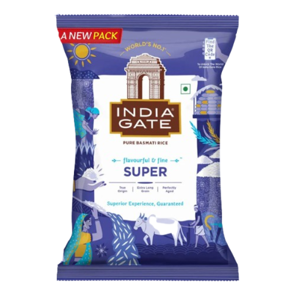 India Gate Basmati Rice Super 1.2 kg