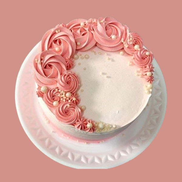 Pink Vanilla Cake