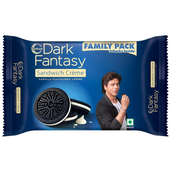 Dark Fantasy Sandwich Creme Vanilla Flavoured Creme 237g