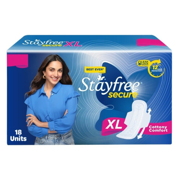 Stayfree Secure Cottony Comfort  - XL - 18 Units