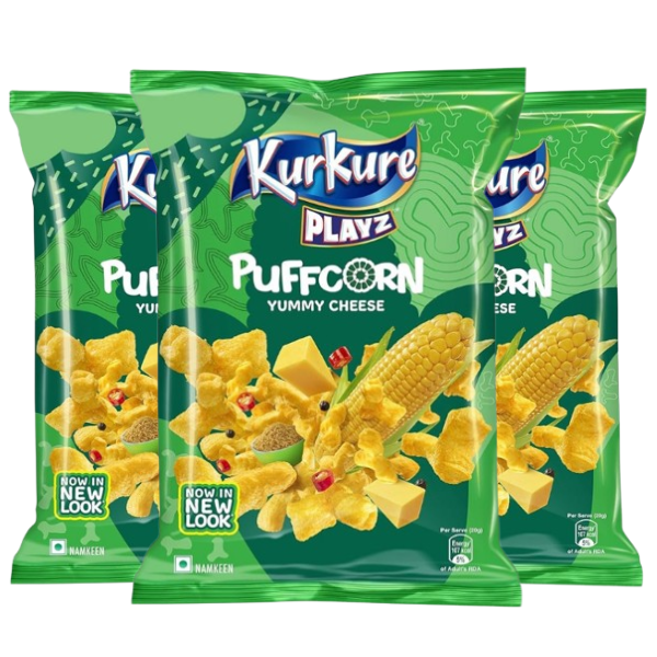 Kurkure Puffcorn (Pack of 3) 52 g