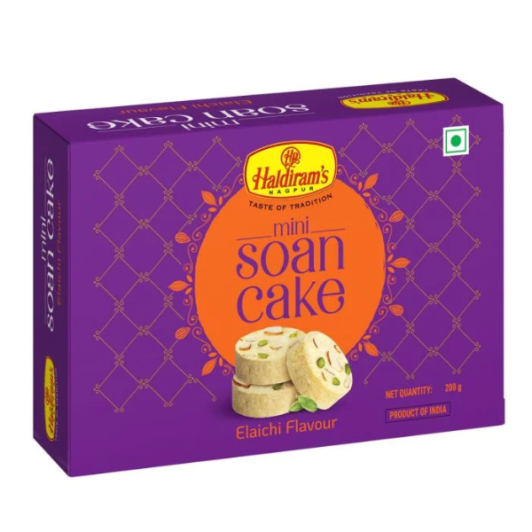 Haldiram's Mini Soan Cake - Elaichi Flavour 200 g