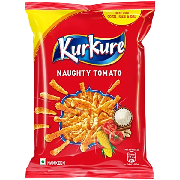 Kurkure Naughty Tomato 38.5 g (Pack of 2)