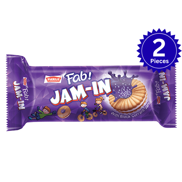 Parle Fab Jam - in Blackcurrant Jam 50 g (Pack of 2)