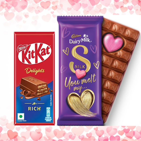 Love in Every Bite – KitKat & Dairy Milk Silk Chocolate Combo