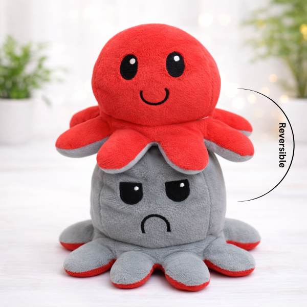 Octopus Reversible Soft Toy (1 Piece)
