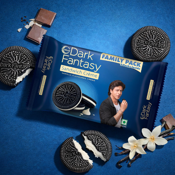 Dark Fantasy Sandwich Creme Vanilla Flavoured Creme 237 g