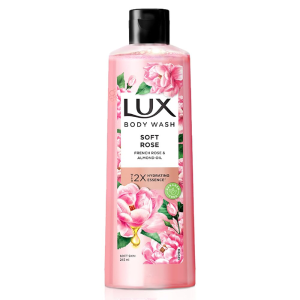 Lux Soft Rose Body Wash with French Rose & Almond Oil 245 ml