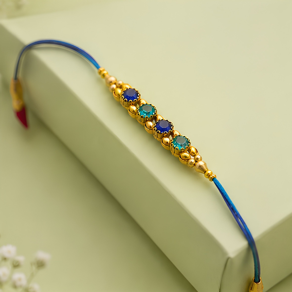 Blue Stone Rakhi (1 Piece)