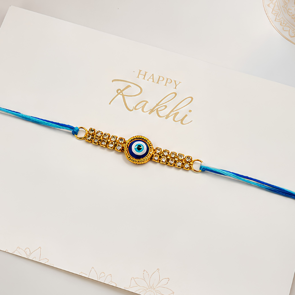 Blue Evil Eye Rakhi (1 Piece)