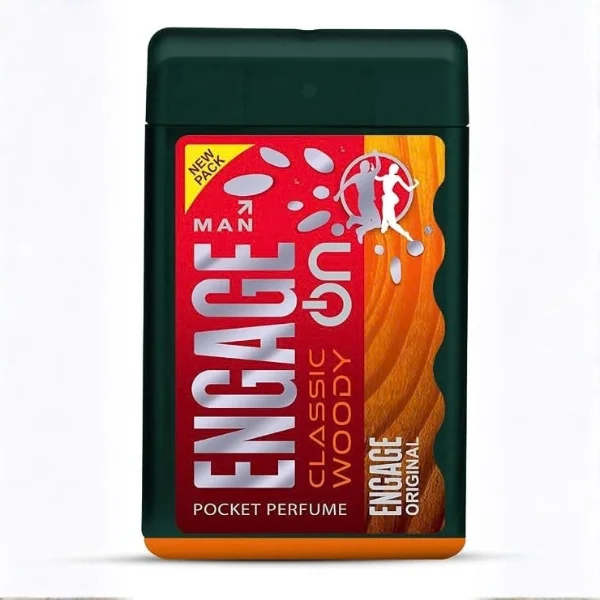 Engage On Classic Woody Pocket Perfume for Men 17 ml