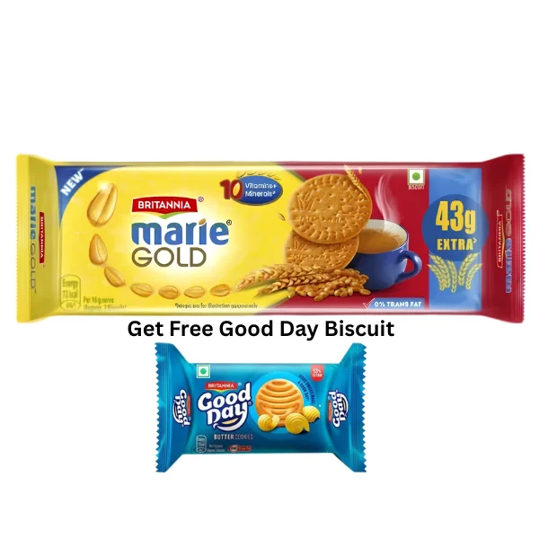 Britannia Marie Gold Biscuits  320 g (Get Free Good Day Biscuit 34.5 g)