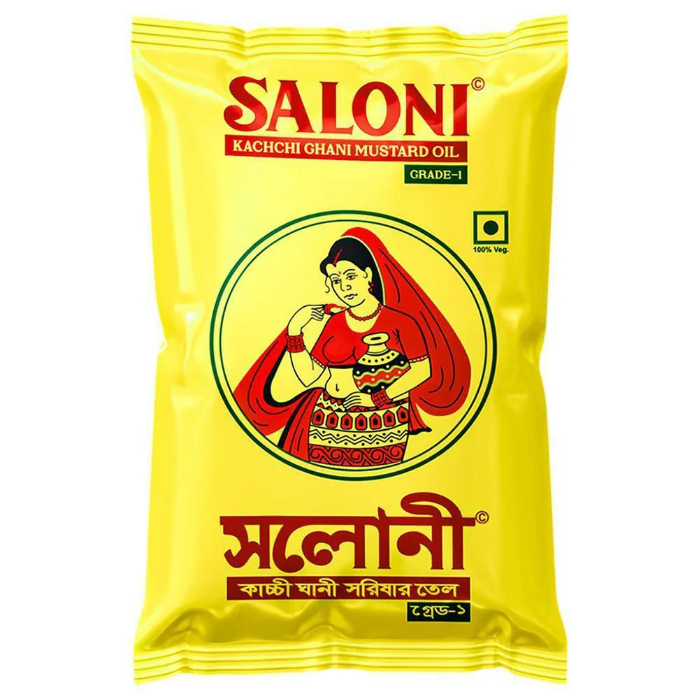Saloni Kachchi Ghani Mustard Oil 1 L